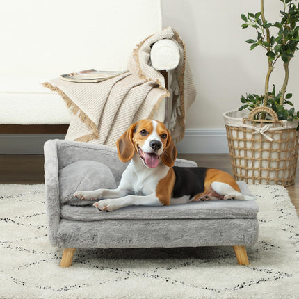 Hundebett in mittlerer Größe mit waschbarem Kissen, erhöhtes Design