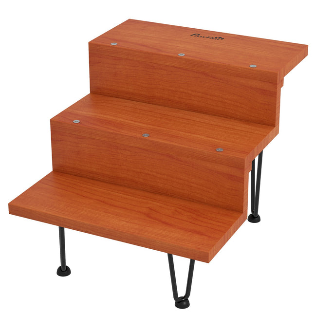 Haustiertreppe, 3 Stufen, Holz und Stahl, tragfähig bis 20 kg
