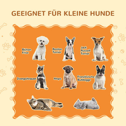 Haustiertreppe, 3 Stufen, Holz und Stahl, tragfähig bis 20 kg