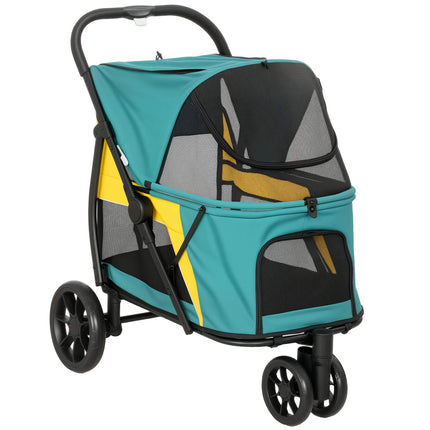 Hunde-Buggy mit Geländerädern, faltbar, 20 kg Traglast