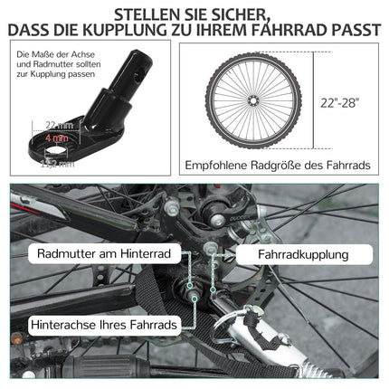 Hondenfietskar Hondentransporter Off-Road Hondenfietskar Voor Honden Weerbestendig Stalen Frame Van Oxford-Stof