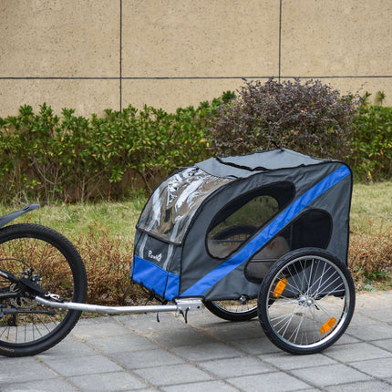 Hondenfietskar Hondentransporter Off-Road Hondenfietskar Voor Honden Weerbestendig Stalen Frame Van Oxford-Stof