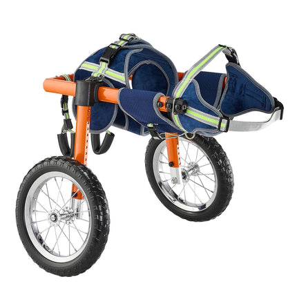 Dog Wheelchair for Back Legs, Adjustable 2-Wheel, 48–88 lb