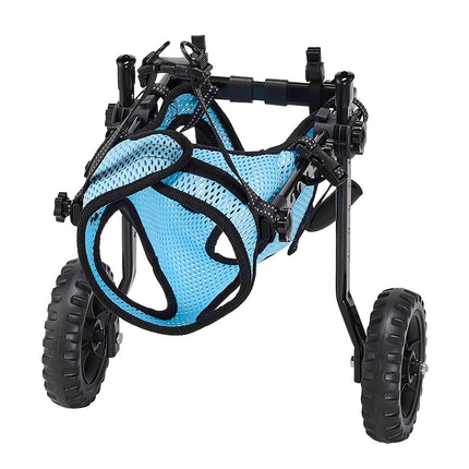 Dog Wheelchair for Hind Legs, Adjustable 2-Wheel, Up To 10kg