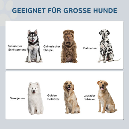 Futterstation mit Aufbewahrung & 2-Liter-Näpfen - Weiß