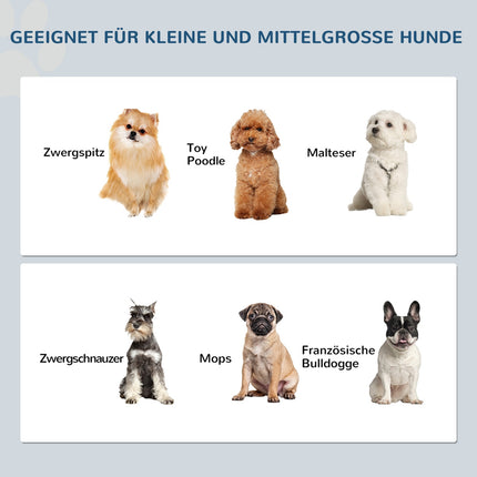 Erhöhtes Hundenapf-Set, Edelstahl, pflegeleicht, 0,9 l Fassungsvermögen