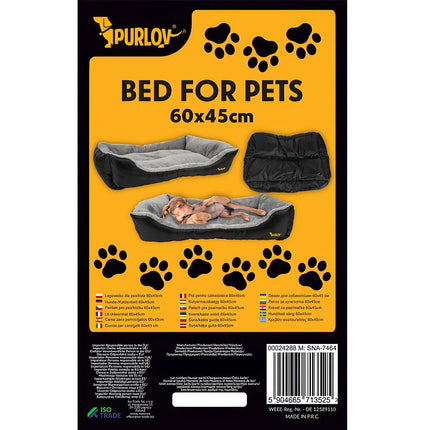 Hunde-/Katzenbett 60x45cm Purlov 24288