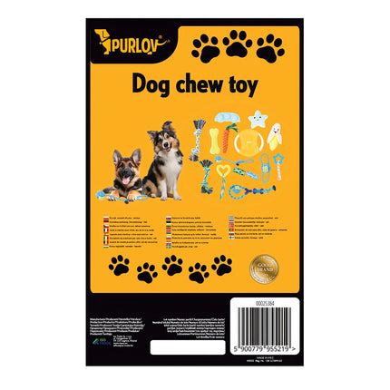 Dog chew toy, tug - set 25384