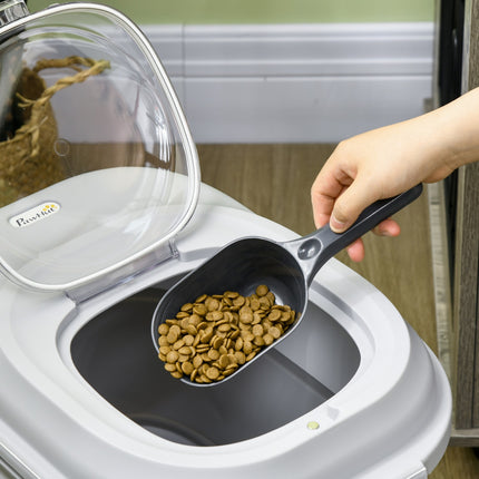Hundefutterbehälter, 25L, faltbar mit Rollen und Deckel