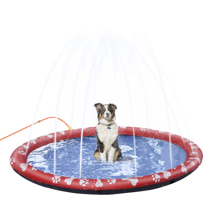 Hundepool, 170 cm Wassermatte, rutschfest für den Garten