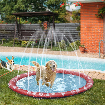 Hundepool, 170 cm Wassermatte, rutschfest für den Garten