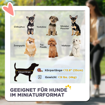 Zusammenklappbarer 3-in-1 Tierkinderwagen mit 360°-Rädern, hellgrau