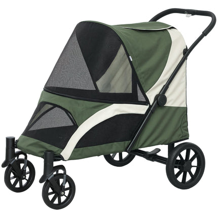 Collapsible pet carriage for large dogs and cats up to 30 kg
