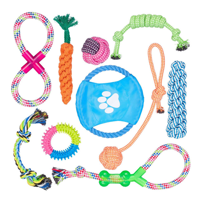 Hundespielzeug-Set 10-teilig