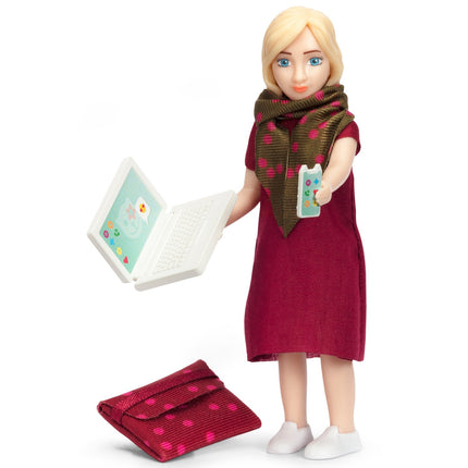 Puppe mit Computer