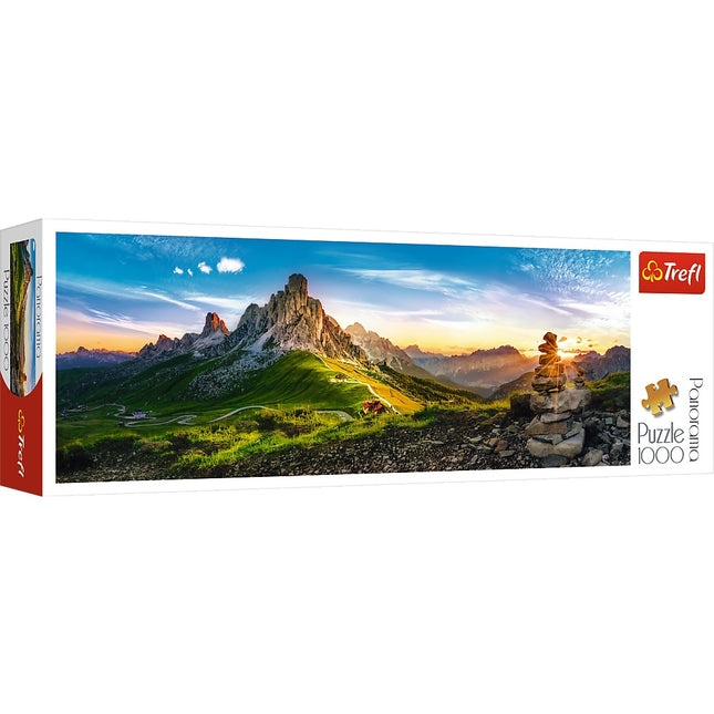 Dolomiten 1000-Teile-Panoramapuzzle für Erwachsene und Kinder