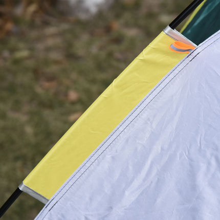 3-Personen-Kuppelzelt, wasserdichtes Polyester, grün, 205x195x135cm