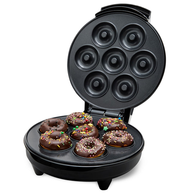 Donutmaker Keramik 7 Donuts 700W DM400 Schwarz