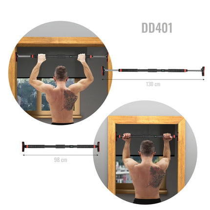 Door Gym Bar, Adjustable 98-130 cm, Home Workout Equipment