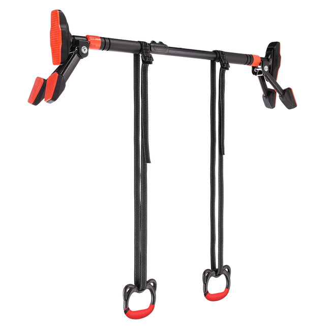 Türreck mit Ringen, verstellbares Fitnessgerät