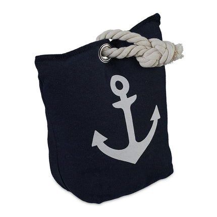 Türstopper Sandsack im Anker-Design, Stoff-Türstopper