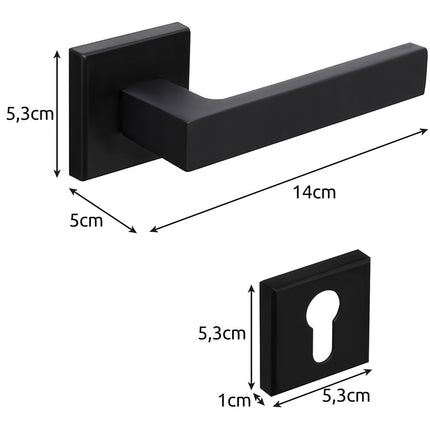 Door handle - set Ruhhy 21937