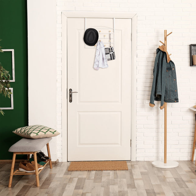 Door hanger with 10 hooks