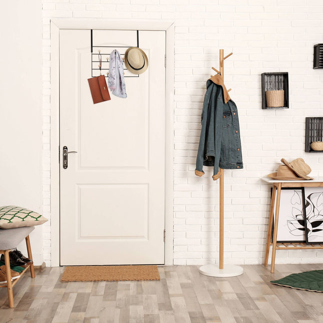 Door hanger with 10 hooks