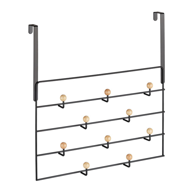 Door hanger with 10 hooks