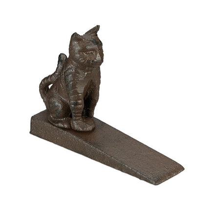 Door jamming cat