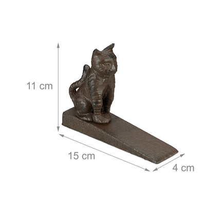 Door jamming cat