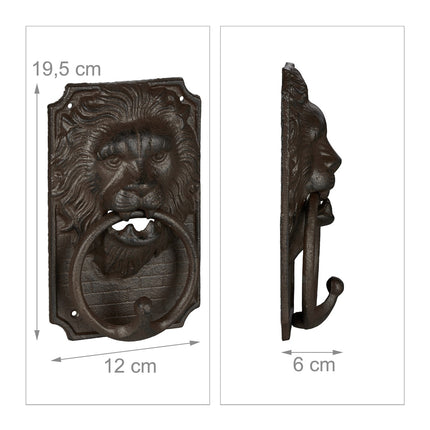 Heurtoir de porte lion