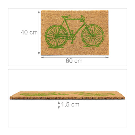 Door mat Bicycle Coconut