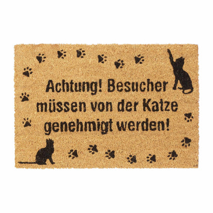 Fußmatte Kokosnuss Katze
