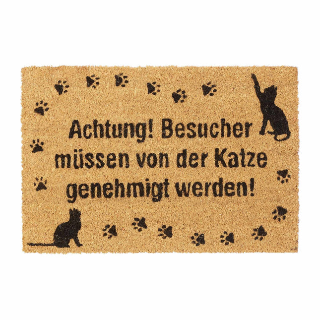 Fußmatte Kokosnuss Katze