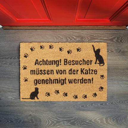 Fußmatte Kokosnuss Katze