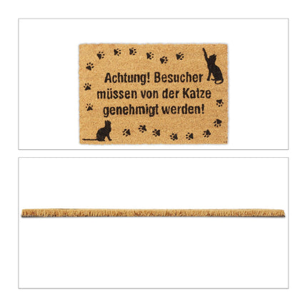 Fußmatte Kokosnuss Katze