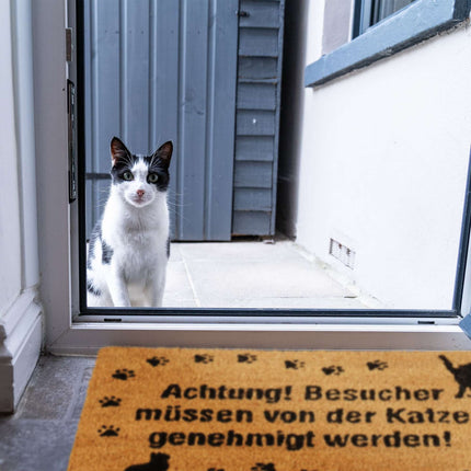 Fußmatte Kokosnuss Katze