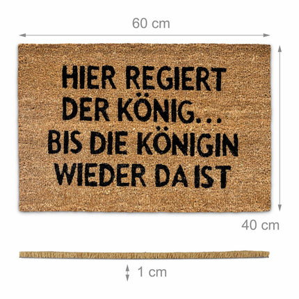 Fußmatte Kokosnuss QUEEN