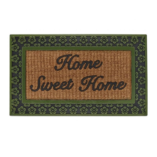 Fußmatte "Home Sweet Home" Gummi Kokos