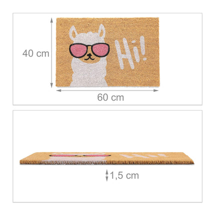 Fußmatte Lama