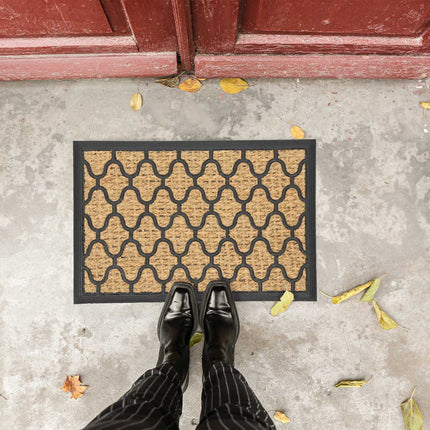 Doormat Rubber &amp; Coconut pattern