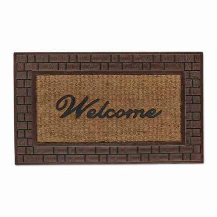 Doormat "Welcome" rubber & coconut