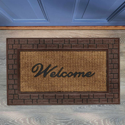 Doormat "Welcome" rubber & coconut