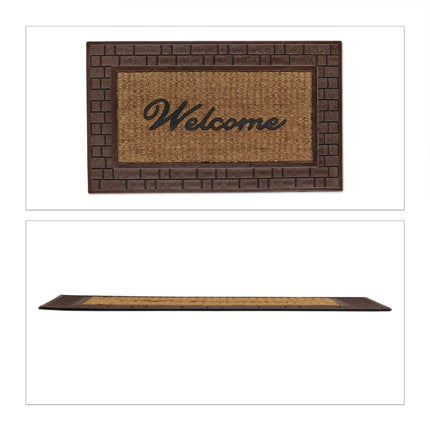 Doormat "Welcome" rubber & coconut