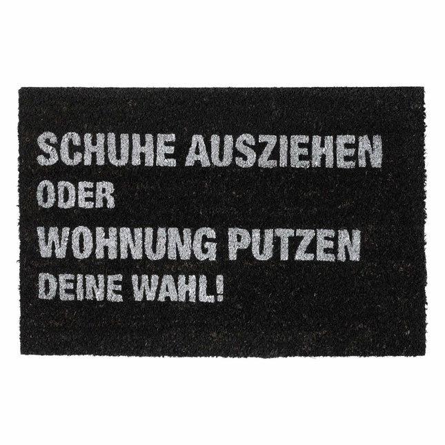 Fußmatte Kokos "Wohnungsputz"