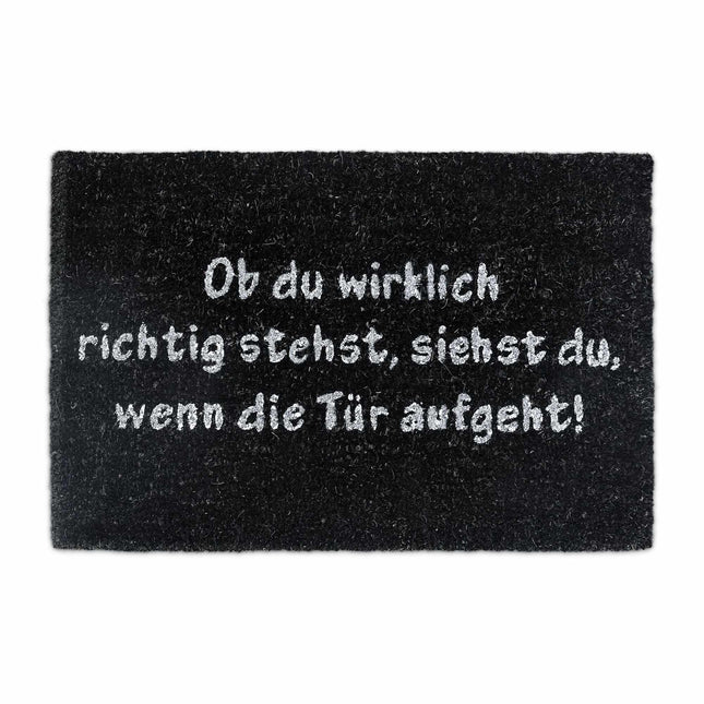 Fußmatte Kokosnuss SPRUCH