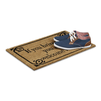 Door mat coconut fiber "Bring beer"