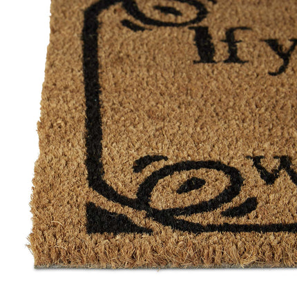 Door mat coconut fiber "Bring beer"