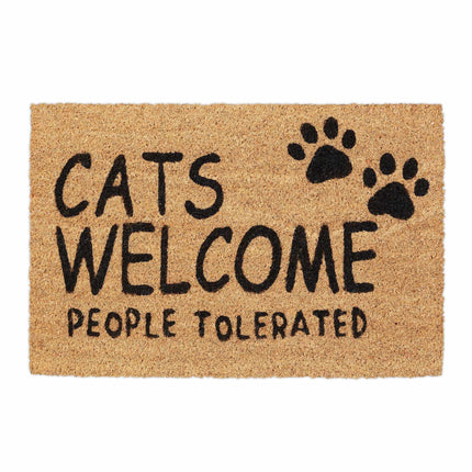 Rohožka z kokosového vlákna Cats Welcome